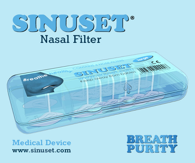 Sinuset Nasal Filters for Allergy Protection 6 Pack