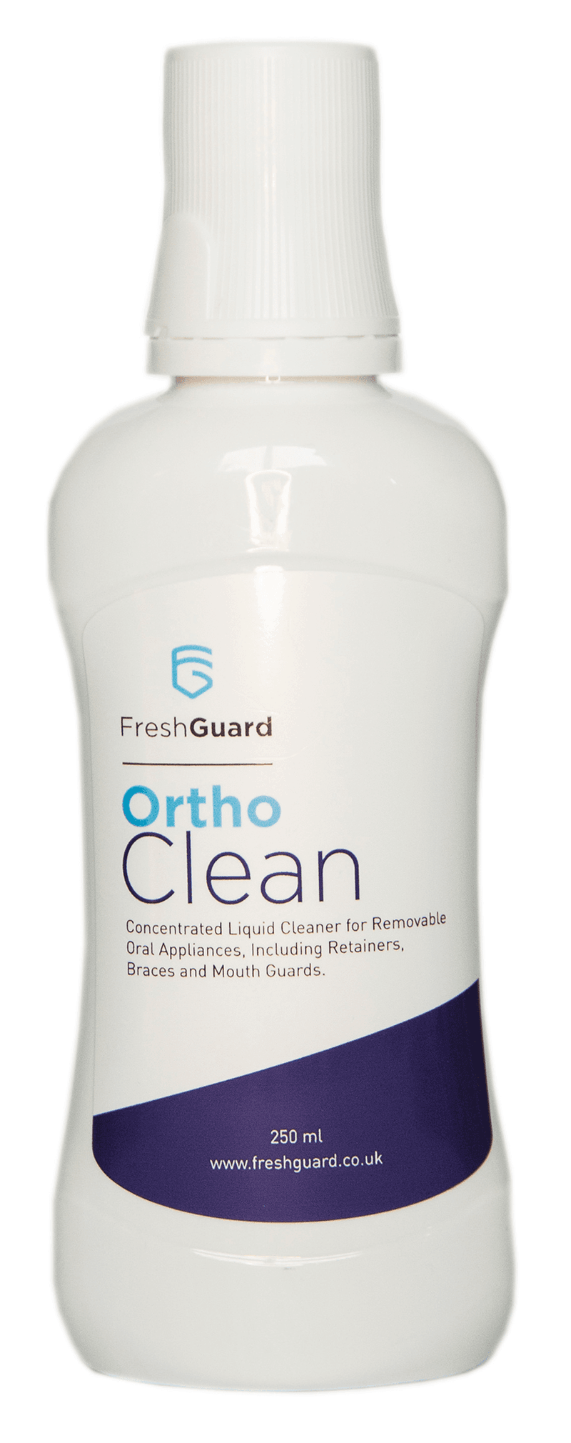 FreshGuard Ortho Clean - Concentrated Liquid Oral Appliance Cleanser - 3 Months Use